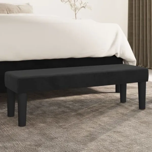 vidaXL Balkongmöbler>Bänk 100x30x30 cm sammet