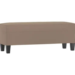 vidaXL Balkongmöbler>Bänk 100x35x41 cm mikrofibertyg