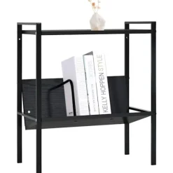 vidaXL Hyllor>Bokhylla 2 hyllplan 52x28x59 cm konstruerat trä