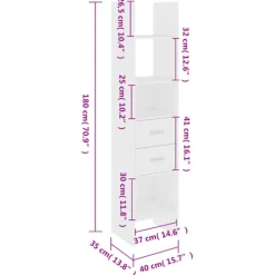 vidaXL Hyllor><noscript><img width=