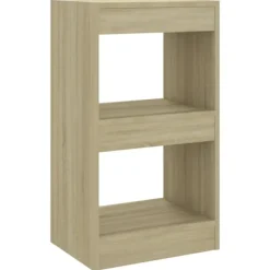 vidaXL Hyllor>Bokhylla/Rumsavdelare sonoma- 40x30x72 cm Brun