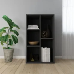 vidaXL Hyllor>Bokhylla/skänk 50x25x80 cm konstruerat trä