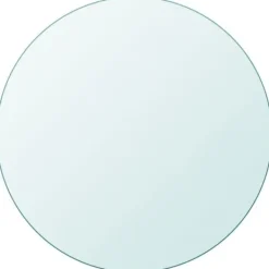 vidaXL Matbord>Bordsskiva härdat glas rund 600 mm