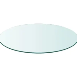 vidaXL Matbord>Bordsskiva härdat glas rund 500 mm