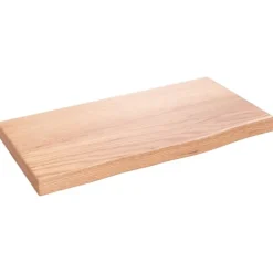 vidaXL Hyllor>Bordsskiva ljus 40x20x2 cm behandlad massiv ek