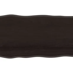 vidaXL Kontorsmöbler>Bordsskiva mörk 100x60x(2-4) cm massivt trä levande kant