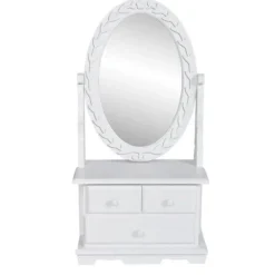 vidaXL Sminkbord>Bordsspegel Afrodite