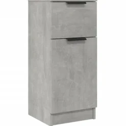 vidaXL Sideboards>Byrå betong 30x30x70 cm konstruerat trä