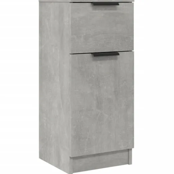 vidaXL Sideboards>Byrå betong 30x30x70 cm konstruerat trä
