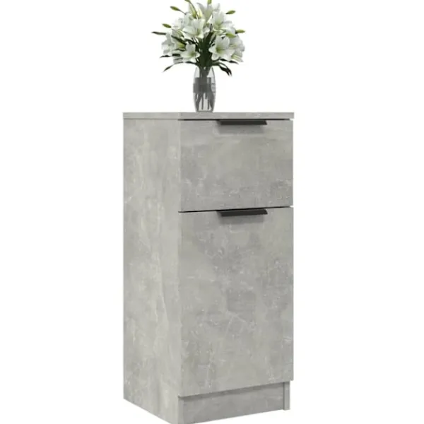 vidaXL Sideboards>Byrå betong 30x30x70 cm konstruerat trä