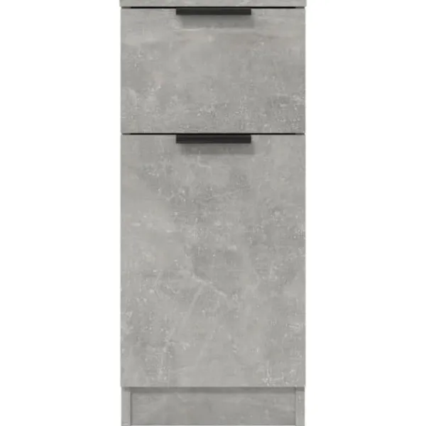 vidaXL Sideboards>Byrå betong 30x30x70 cm konstruerat trä