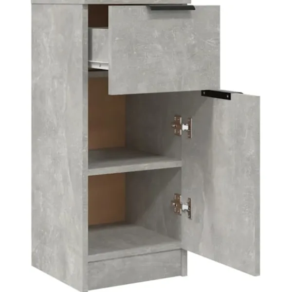 vidaXL Sideboards>Byrå betong 30x30x70 cm konstruerat trä