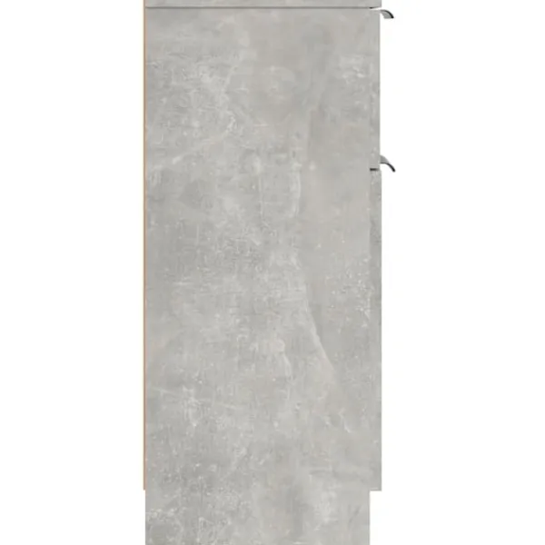 vidaXL Sideboards>Byrå betong 30x30x70 cm konstruerat trä