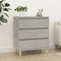 vidaXL Byråer>Byrå betong 60x35x70 cm konstruerat trä