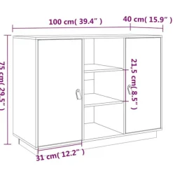 vidaXL Skåp><noscript><img width=