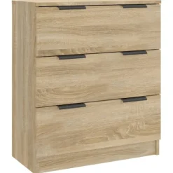vidaXL Byråer>Byrå sonoma-ek 60x30x70 cm konstruerat trä