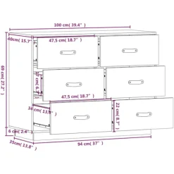 vidaXL Byråer><noscript><img width=