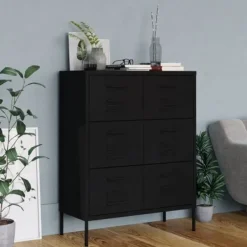 vidaXL Byråer>Byrå 80x35x101,5 cm stål