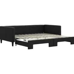 vidaXL Soffor>Dagbädd utdragbar 100x200 cm tyg