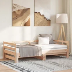 vidaXL Soffor>Dagbädd utdragbar utan madrass 80x200 cm