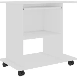 vidaXL Kontorsmöbler>Datorbord 80x50x75 cm konstruerat trä