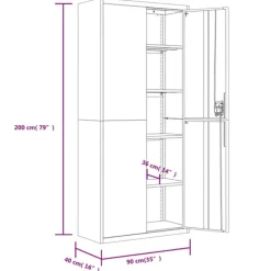 vidaXL Kontorsmöbler><noscript><img width=