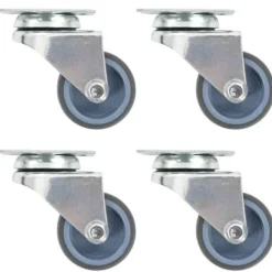 vidaXL Balkongmöbler>Dubbelhjul 4 st 50 cm