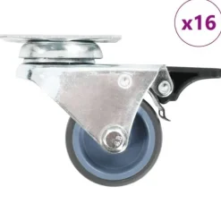 vidaXL Balkongmöbler>Dubbla länkhjul 16 st 50 mm