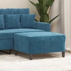 vidaXL Pallar>Fotpall 70x55x41 cm sammet