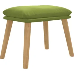 vidaXL Pallar>Fotpall ljus 45x29,5x35 cm sammet