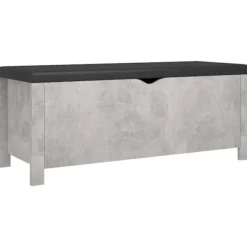 vidaXL Sideboards>Förvaringsbänk med dyna betong 105x40x45 cm konstruerat trä