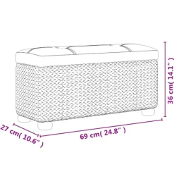 vidaXL Kistor & Koffertar><noscript><img width=