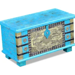 vidaXL Kistor & Koffertar>Förvaringskista mangoträ 80x40x45 cm