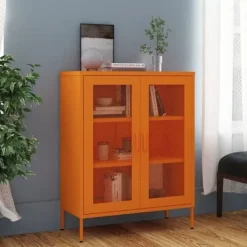 vidaXL Skåp>Förvaringsskåp 80x35x101,5 cm stål