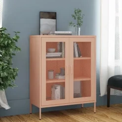 vidaXL Skåp>Förvaringsskåp 80x35x101,5 cm stål