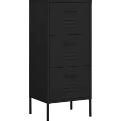 vidaXL Byråer>Förvaringsskåp 42,5x35x101,5 cm stål