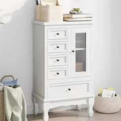 vidaXL Byråer>Förvaringsskåp 5 lådor 2 hyllplan