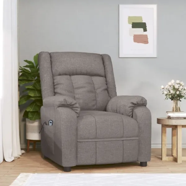 vidaXL Fåtöljer>fåtölj med uppresningshjälp tyg