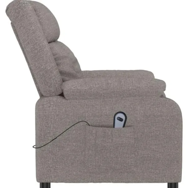 vidaXL Fåtöljer>fåtölj med uppresningshjälp tyg