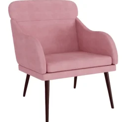 vidaXL Fåtöljer>Fåtölj 63x76x80 cm sammet