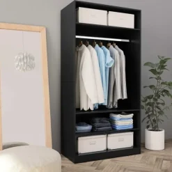 vidaXL Skåp>Garderob 100x50x200 cm konstruerat trä