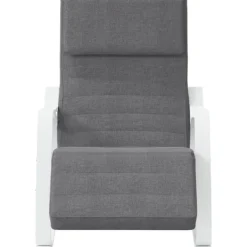 vidaXL Fåtöljer>Gungstol mörk tyg