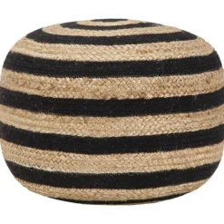 vidaXL Sittpuffar>Handgjord sittpuff 45x30 cm jute