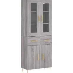 vidaXL Skåp>Högskåp Sonoma 69,5x34x180 cm konstruerat trä