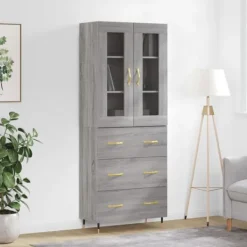 vidaXL Skåp>Högskåp Sonoma 69,5x34x180 cm konstruerat trä