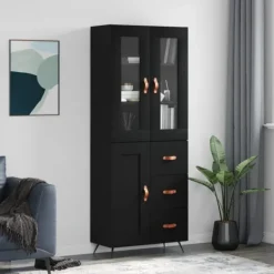 vidaXL Skåp>Högskåp 69,5x34x180 cm konstruerat trä