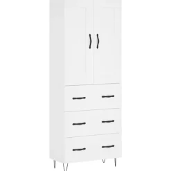 vidaXL Skåp>Högskåp 69,5x34x180 cm konstruerat trä