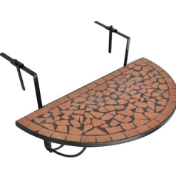 vidaXL Balkongmöbler>Hängbord Balkongbord Terrakotta t