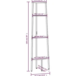 vidaXL Hyllor><noscript><img width=