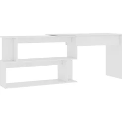 vidaXL Kontorsmöbler>Hörnskrivbord 200x50x76 cm konstruerat trä